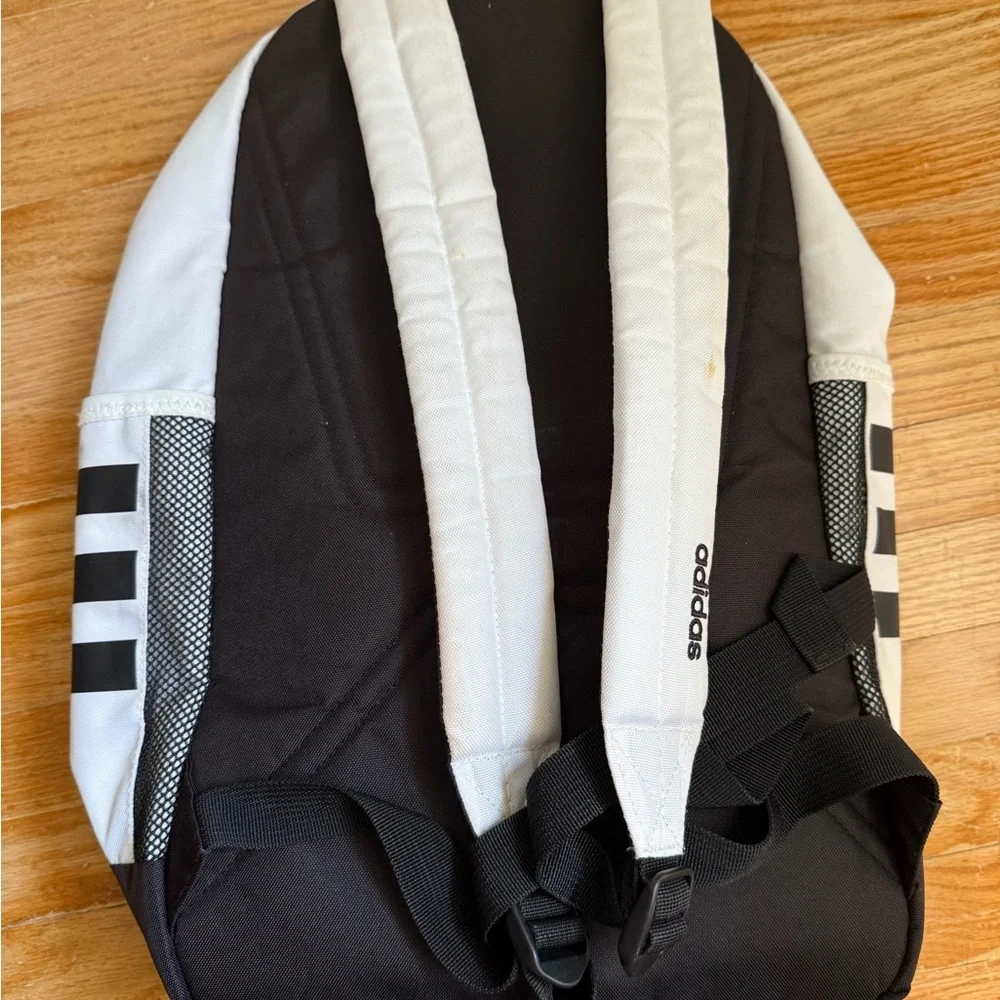 Adidas White and Black Men's Backpack - Picture 5 of 7